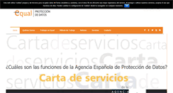 Desktop Screenshot of equalprotecciondedatos.com