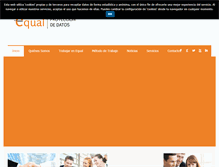 Tablet Screenshot of equalprotecciondedatos.com